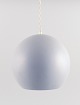 Verner Panton, Topan ceiling lamp in light gray lacquered metal.1970s.In excellent ...