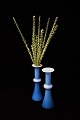 Turquoise Carnaby glass vase from Holmegaard glassworks for a single flower. Height: 21cm. (1 ...