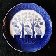 Commemorative plate from Bing & Grøndahl in porcelain. On the occasion of the 50th anniversary ...