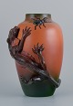 Ipsens, 
Denmark. Vase 
in hand-painted 
glazed ceramic 
with lizard and 
beetle.
Approx. ...