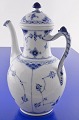 Royal 
Copenhagen 
porcelain. 
Royal 
Copenhagen Blue 
fluted half 
lace. Coffeepot 
no. 519. Height 
...