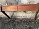 Wall-hung shelf in teak veneer with 2 drawers. Danish modern from the 1960s. A few traces of ...