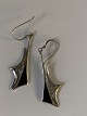 Earrings in silver with Black Onyxstamped 925 pHeight 5.3 cm approxNice and well ...