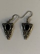 Earrings in silver with Black Onyxstamped 925 pHeight 4.3 cm approxNice and well ...