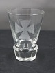 Danish Masonic 
glass Freemason 
schnapps glass 
engraved with 
freemason 
symbols on an 
edge-cutted ...