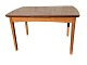 Dining table in teak veneer, frame in oak veneer and legs in solid oak, Dutch extension. Danish ...