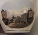 Amalienborg from Frederiksgade RC Antique Cup 6.3 x 8 cm with high handle 8.5 cm  and saucer 14 ...