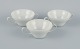 Bjørn Wiinblad for Rosenthal, a set of three bouillon cups.1980s.In perfect ...