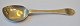 Silver rattail spoon, Jens Kjeldsen Sommerfeldt (1682 - 1772) Aalborg, Denmark. With rococo ...
