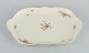 Rosenthal, Germany. "Sanssouci", large cream colored serving dish decorated with flowers and ...