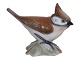 Small Lyngby bird figurine, crested tit.Decoration number 077.Height 6.8 cm., length 8.0 ...