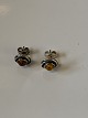 Silver earrings with amberStamped 925Height 9.27 mm approxNice and well maintained condition