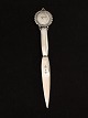 Cohr silver 
paper knife 20 
cm. with 
anniversary 
silver 2 krone 
item no. 530244