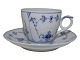 Royal 
Copenhagen Blue 
Fluted Plain, 
large coffee 
cup with 
saucer.
Decoration 
number 081 
(cup) ...