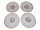 Aluminia antique salad plate with flowers.&#8232;This product is only at our storage. It can ...