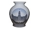 Royal Copenhagen vase with Christiansborg.&#8232;This product is only at our storage. It can ...