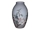 Bing & Grondahl Art Nouveau vase with flowers.&#8232;This product is only at our storage. It ...