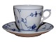 Royal 
Copenhagen Blue 
Fluted Plain, 
coffee cup and 
matching 
saucer.
Decoration 
number ...