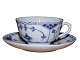 Royal 
Copenhagen Blue 
Fluted Half 
Lace, chocolate 
cup with 
matching 
saucer.
Decoration 
number ...