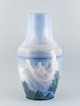 Arthur Boesen 
for Royal 
Copenhagen, 
colossal unique 
porcelain vase.
Hand painted 
with motif ...