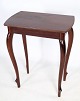 Mahogany side table with fine structure in the tabletop from around the 1880s.Measurements in ...