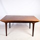 Teak dining table with Dutch extension of Danish design from around the 1960s. In good used ...