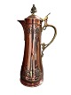 WMF Art Nouveau jug of copper and brass. Beautiful motifs with grapes. Württembergische ...