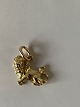 Lion pendant in #14 carat goldStamp: 585Goldsmith: unknownHeight 15.57 mm approxWidth ...