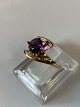 Gold ladies' ring with purple stone #14 caratStamped 585 rvcJeweler :Street 59Nice and ...