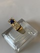 Men's ring #14 carat gold with blue stonesStamped 585 HSsize: 57Goldsmith: 1913-1937 Hans ...