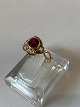 Women's ring with Red stone #14 caratStamped 585Size 52Nice and well maintained ...