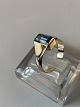 Women's ring with blue stone #14 caratStamped 585Goldsmith: unknownSize 58Nice and well ...