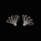 A. Dragsted - 
Copenhagen. 
Sterling Silver 
Ear Clips
Designed and 
crafted by A. 
Dragsted - ...