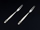 Georg Jensen, 
Acorn, two cold 
cuts forks in 
sterling 
silver.
Stamped after 
1945.
In perfect ...