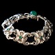 Georg Jensen silver jewellery.Georg Jensen; A bracelet made in sterling silver set with ...
