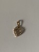 Stylish heart pendant in 14 carat goldStamped MPCGoldsmith: M.P.C. 1971-2008 Fir. M.P. ...