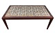 Haslev coffee table with Baca tiles from Royal Copenhagen. Danish modern from the 1960s. A few ...