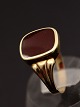 14 carat gold ring size 64 with agate from goldsmith Herman Siersbøl Copenhagen item no. 532507