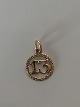 13 Pendant in #14 carat GoldStamped 585Goldsmith: unknownHeight 15.17 mmWidth 12.74 mm ...