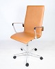 Oxford Classic office chair, model 3293C, with original cognac leather upholstery, designed by ...