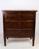 Curved chest of drawers made of mahogany and three drawers, in nice antique condition from the ...