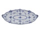 Royal Copenhagen Blue Fluted Full Lace, oblong dish.The factory mark shows, that this was ...