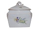 Bing & Grondahl 
Sachian Flower 
on white 
porcelain, 
lidded box for 
biscuits.
Decoration 
number ...