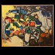 Mogens Balle, dänischer COBRA-Maler, 1921-88, Öl auf Leinen. Signiert und datiert 1976. Lichtmasse: 130x162cm. Mit Rahmen: 134x166cm