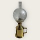 Brass oil lamp, G.V. Harnisch eftf. 35cm high, 9cm wide *Nice condition*