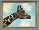B. Worm oil on 
wood . 
Giraffe motif. 
Signed B. Worm 
1961. 
Dimensions: 56 
x 74 cm. (48.5 
x ...