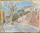 Tyge Bendix 
(1894-1962)
Oil on canvas.
Spring in Roma 
at Villa 
Medici.
See 
oregaard.dk who 
...