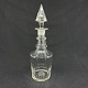 Height 27.5 cm.Nicely cut decanter from the end of the 19th century.It is faceted at the ...