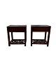 Set of 2 bedside tables / side tables in mahogany from around the 1940s.Can be set up before ...