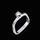 Georg Jensen. 
18k White Gold 
Solitaire Ring 
- Diamond. 
0.33ct.
Brilliant cut 
diamond 0.33ct. 
...